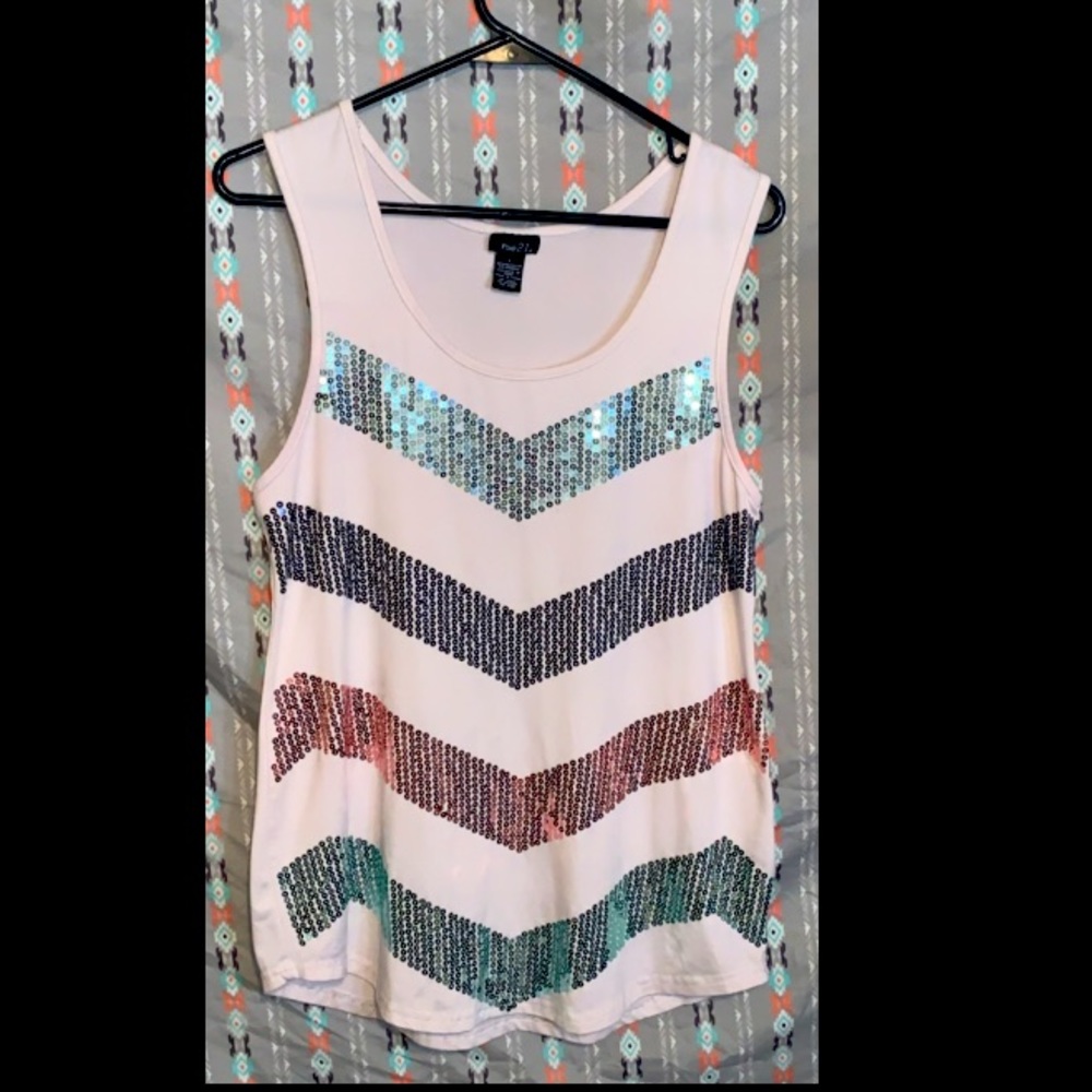 Sequin Tank Top